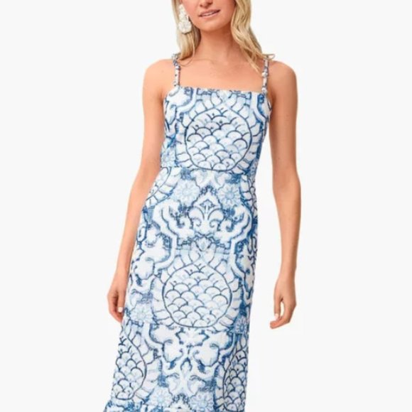 Alexis Dresses & Skirts - Alexis Blue Fance Nolana Dress - Size Small - Worn Once - Retail Price is $759